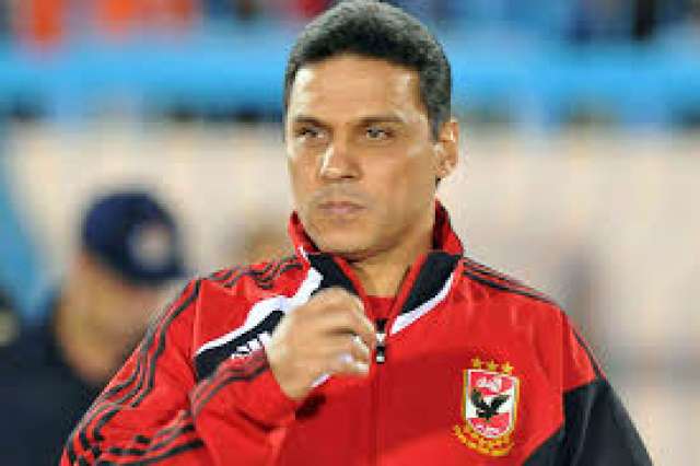 حسام البدري المدير الفني لفريق الأول لكرة القدم بالنادي الأهلي