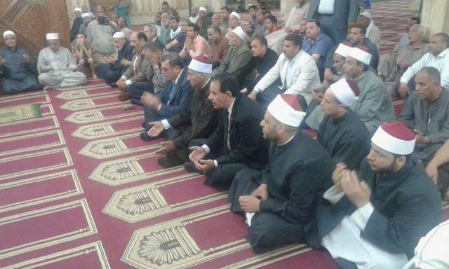 محافظ الفيوم والقيادات الشعبية والتنفيذية