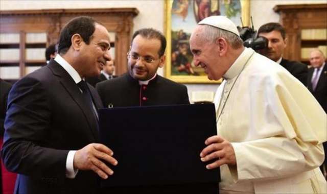 بابا الفاتيكان فى مصر