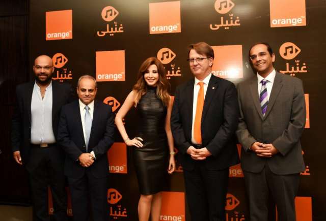 نانسى عجرم تطلق ألبومها الجديد حاسة بيك بالتعاون مع اورنج مصر من خلال تطبيق غنيلى