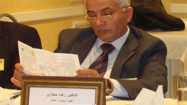 الدكتور رضا حجازي رئيس قطاع التعليم العام ورئيس عام امتحان الثانوية العامة