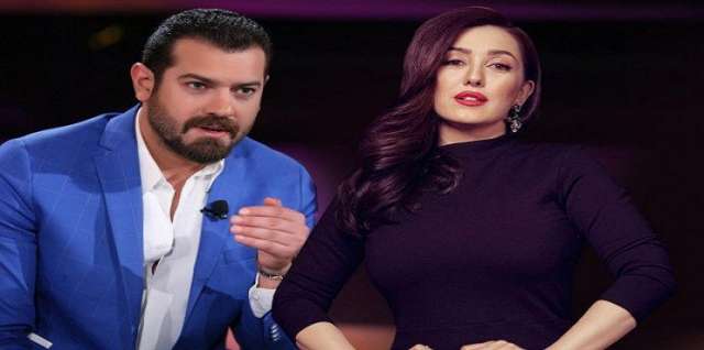 الفنان عمرو يوسف وزوجته الفنانة كندة علوش
