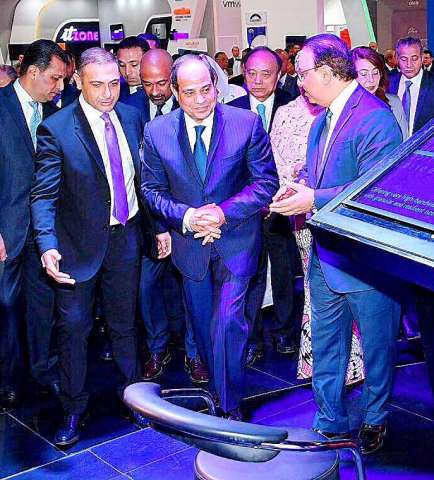 الرئيس عبد الفتاح السيسى رئيس الجمهورية