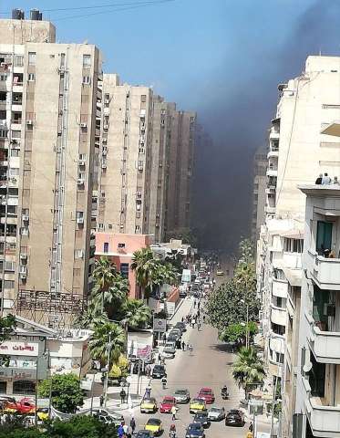 صورة من الانفجار