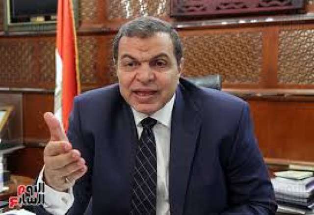وزير القوى العاملة محمد سعفان