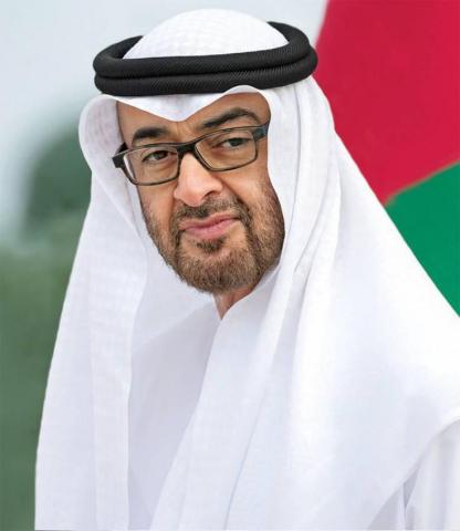 الشيخ محمد بن زايد آل نهيان رئيس الدولة وولي عهد أبوظبي 