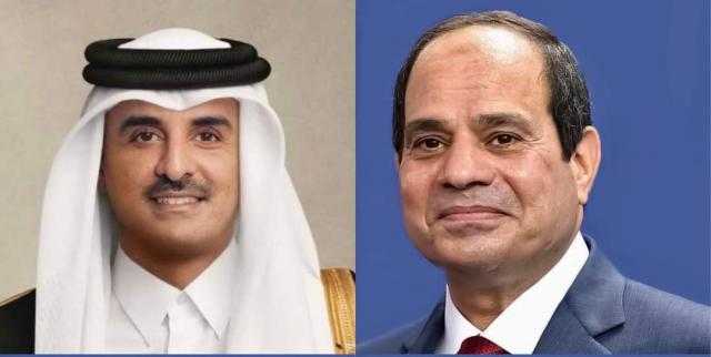 الرئيس السيسي يستقبل أمير دولة قطر في زيارة رسمية