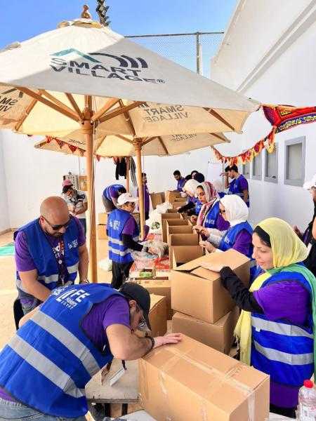 متطوعو فيديكس-ينشرون السعادة بتعبئة وتوزيع أكثر من 2,300 طرد مساعدات