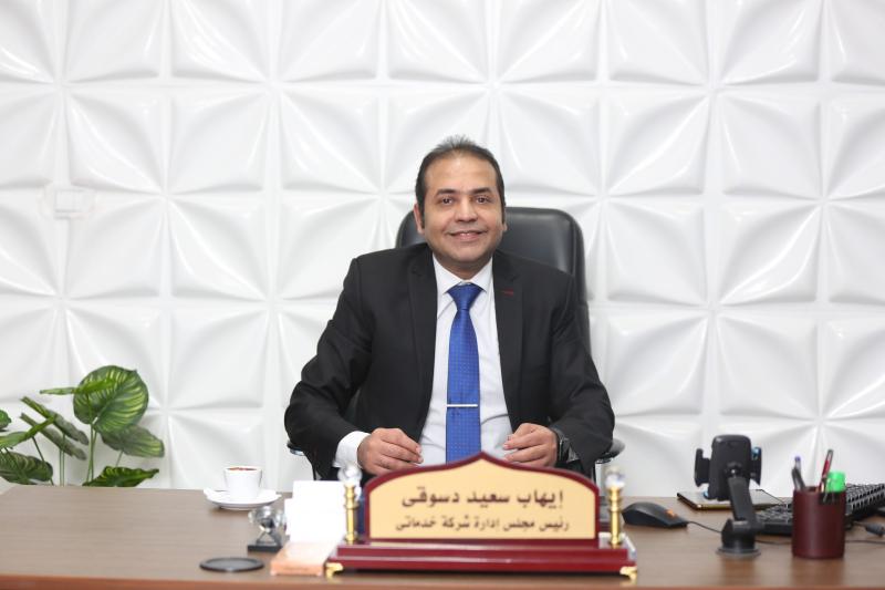 إيهاب سعيد رئيس الشعبة العامة للاتصالات والتكنولوجيا المالية بالاتحاد العام للغرف التجارية