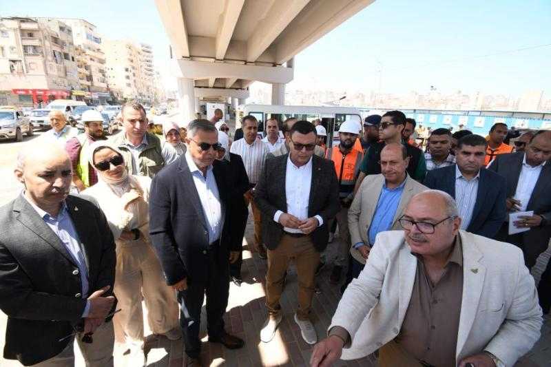 ”الشربينى” يوجه بدفع العمل بمشروع إنشاء كوبرى 45 بالاسكندرية والتخطيط لتوفير مسطحات خضراء بمحيط المشروع لتكون متنفسًا للمواطنين