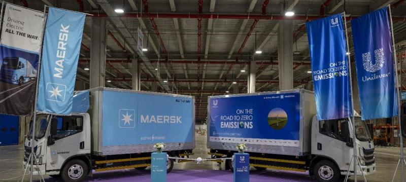 نحو عمليات لوجستية أكثر إستدامة: ميرسك ويونيليفر  تطلقان أول شاحنة كهربائية في المملكة