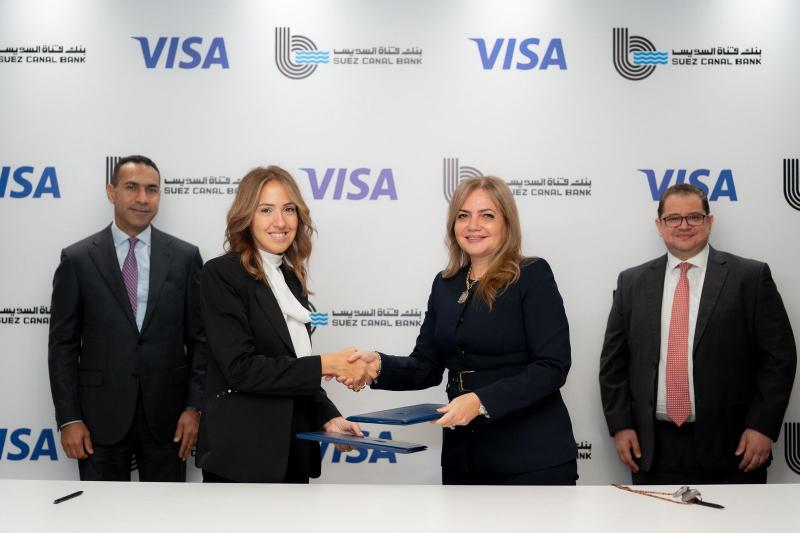 بنك قناة السويس يوقّع شراكة استراتيجية مع ”فيزا” لدعم التحول الرقمي وتطوير حلول دفع مبتكرة