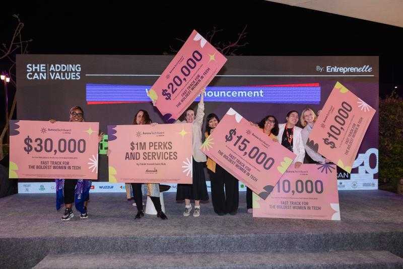 إندرايف تكشف عن أفضل 100 رائدة أعمال لـ جائزة Aurora Tech لعام 2026 ومصر ضمن القائمة