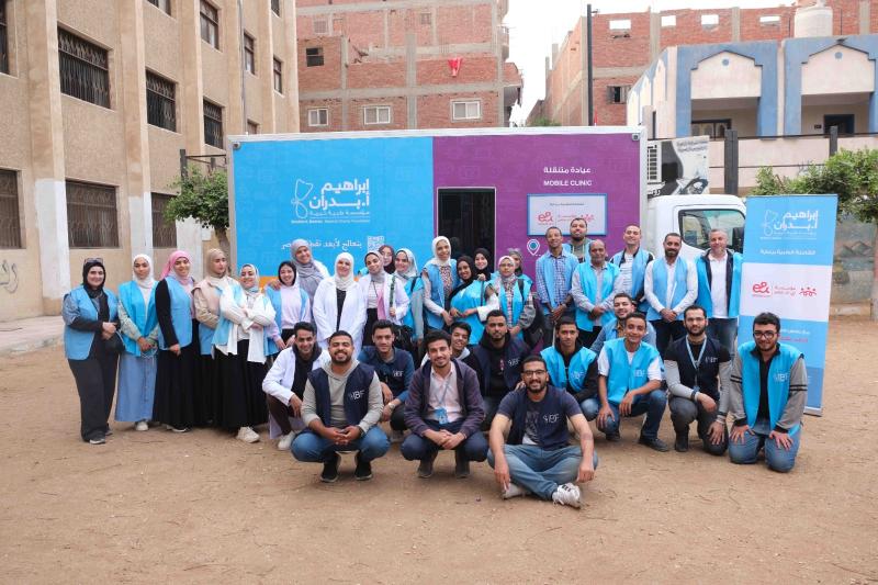 القافلة الطبية التابعة إى اند -الدكتور ابرهيم بدران-المسؤولية المجتمعية 