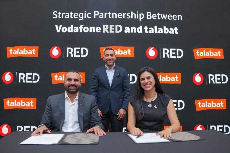 شراكة استراتيجية بين طلبات مصر وڤودافون مصر لإتاحة البرنامج الحصري talabat pro ضمن باقات RED