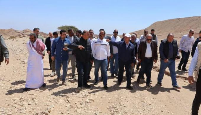 وزيرا النقل، والكهرباء والطاقة المتجددة في زيارة ميدانية إلى منطقة جبل الجلالة لبدء الخطوات التنفيذية لإقامة عدد من المشروعات لتوليد الكهرباء من طاقة الرياح