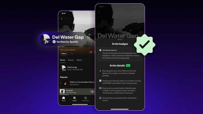 ” سبوتفاى ”  : شارة توثيق جديدة من Spotify لتعزيز وضوح هوية الفنانين في عصر الذكاء الاصطناعي
