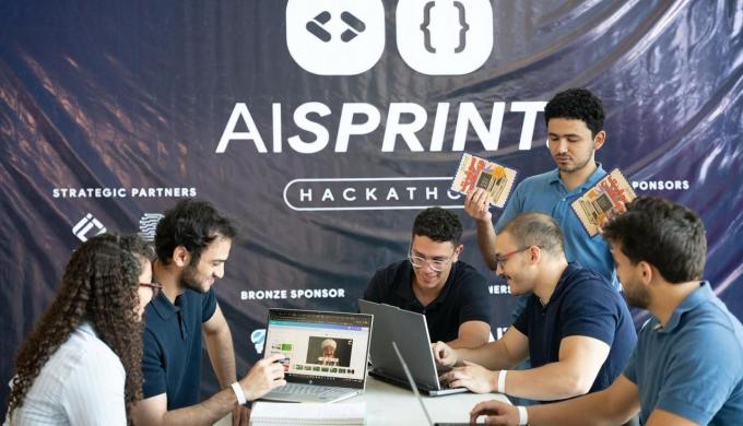 اليوم ختام هاكاثون AI Sprint جامعة مصر للمعلوماتية بمشاركة 200 طالب من 25 جامعة
