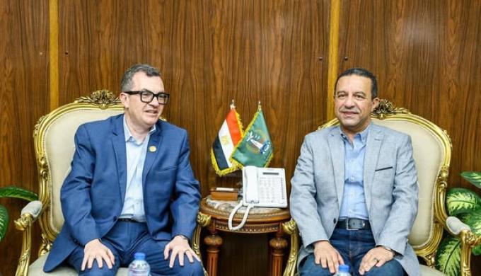 وزير التخطيط والتنمية الاقتصادية يعقد لقاءً موسعًا مع محافظ المنوفية لمناقشة الخطة الاستثمارية وجهود التنمية في مستهل زيارته للمحافظة