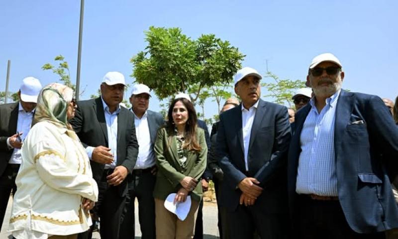 الدكتور مصطفى مدبولي، رئيس مجلس الوزراء في حدائق تلال الفسطاط
