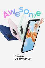 جهاز سامسونج Galaxy A27 5G يقدّم تجربة مشاهدة غامرة وإمكانات ذكاء اصطناعي متطورة