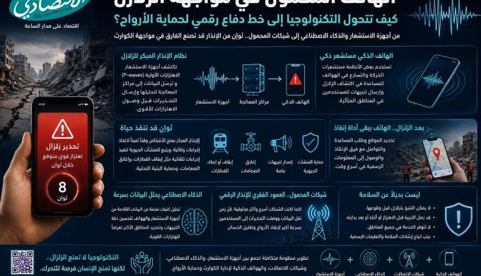 الهاتف المحمول في مواجهة الزلازل.. كيف تتحول التكنولوجيا إلى خط دفاع رقمي لحماية الأرواح؟