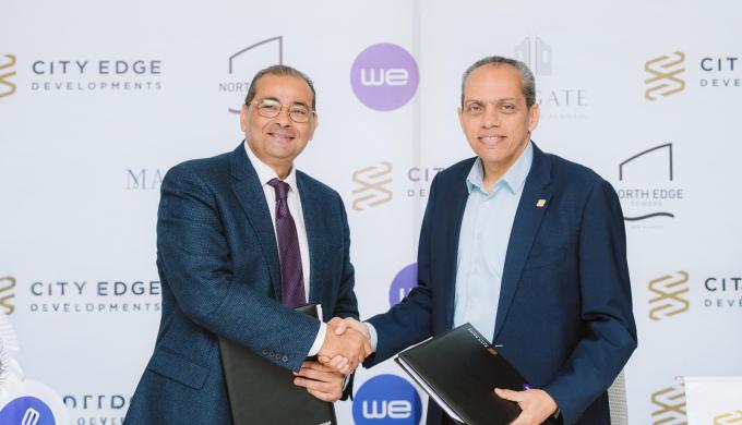 المصرية للاتصالات WE توقّع شراكة استراتيجية مع سيتي إيدج للتطوير العقاري لتقديم حلول الاتصالات المتكاملة