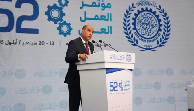 وزير العمل أمام مؤتمر العمل العربي: مصر تضع ”تنمية مهارات الشباب” في قلب عملية التنمية.. بتوجيهات من فخامة الرئيس السيسي..